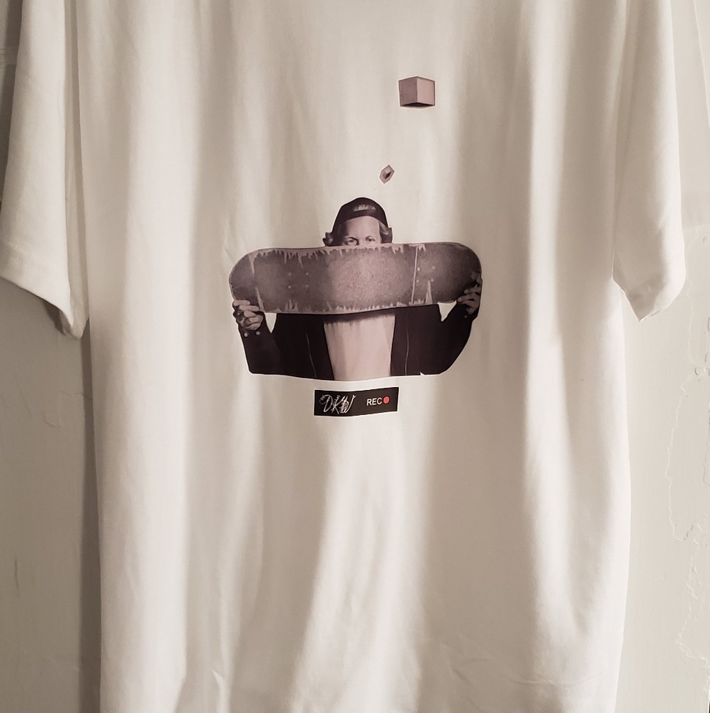 Stylized Wes Kremer White Tee
